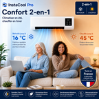 2-in-1 Air Conditioner & Heater – No Installation Required, Up to 51 m² 2