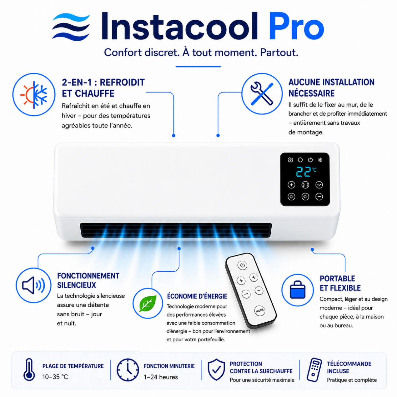 2-in-1 Air Conditioner & Heater – No Installation Required, Up to 51 m² 6