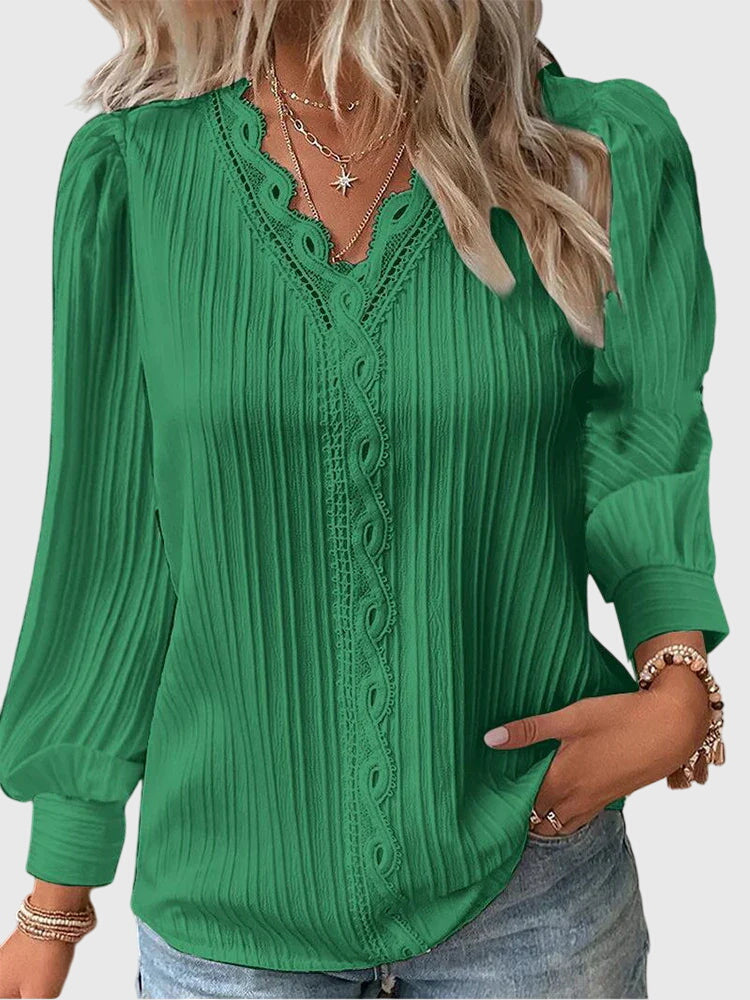 A Stylish Women's Blouse | Elegant Pullover Design 2