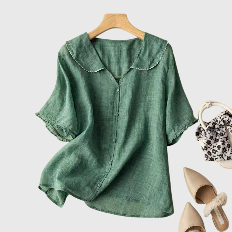Adele Women's Blouse | Lightweight Fabric, Versatile Style 0