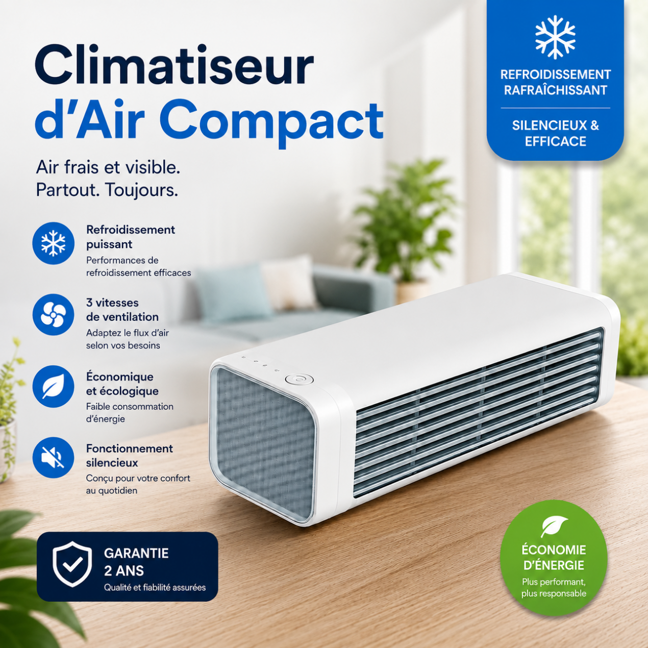 Air Conditioner/Cooler – Instant & Silent Cool Air 0