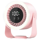 Auralis Ventilateur de Bureau | Silencieux, 10 Vitesses, Rechargeable USB-C 5