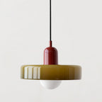 BauLume Suspension Lumineuse | Verre Coloré, Design Artistique 0
