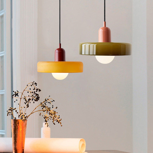 BauLume Suspension Lumineuse | Verre Coloré, Design Artistique 5