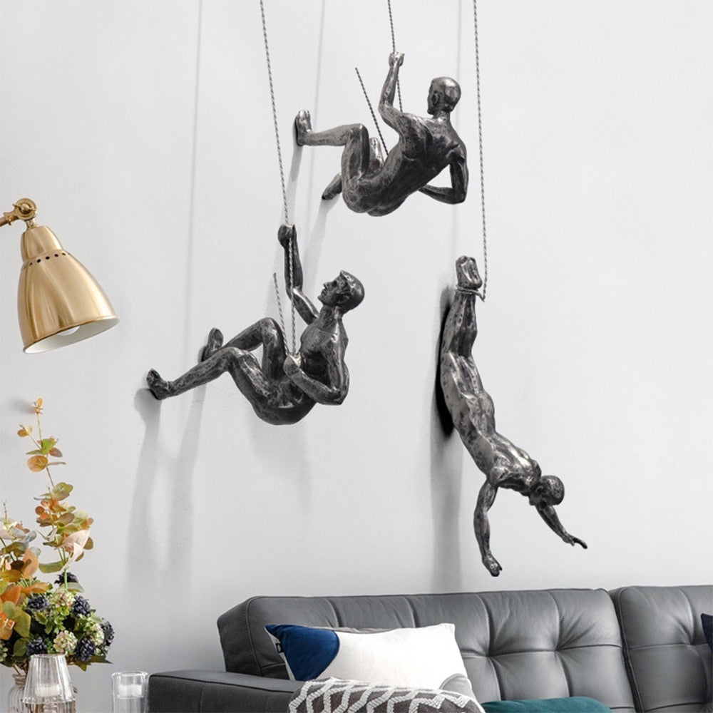 Berg Sculpture Murale | Résine et Fil d'Acier, Design Inspirant 0