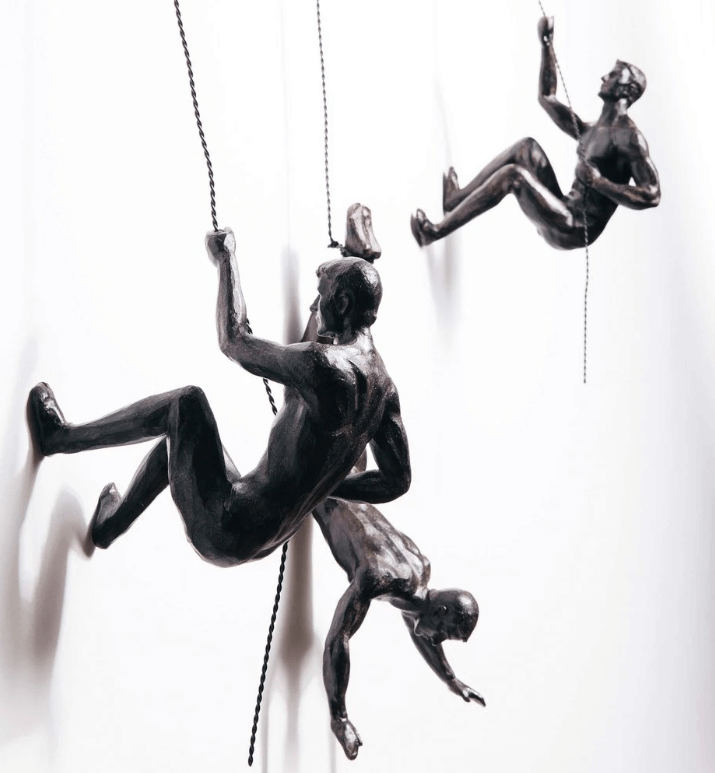 Berg Sculpture Murale | Résine et Fil d'Acier, Design Inspirant 3