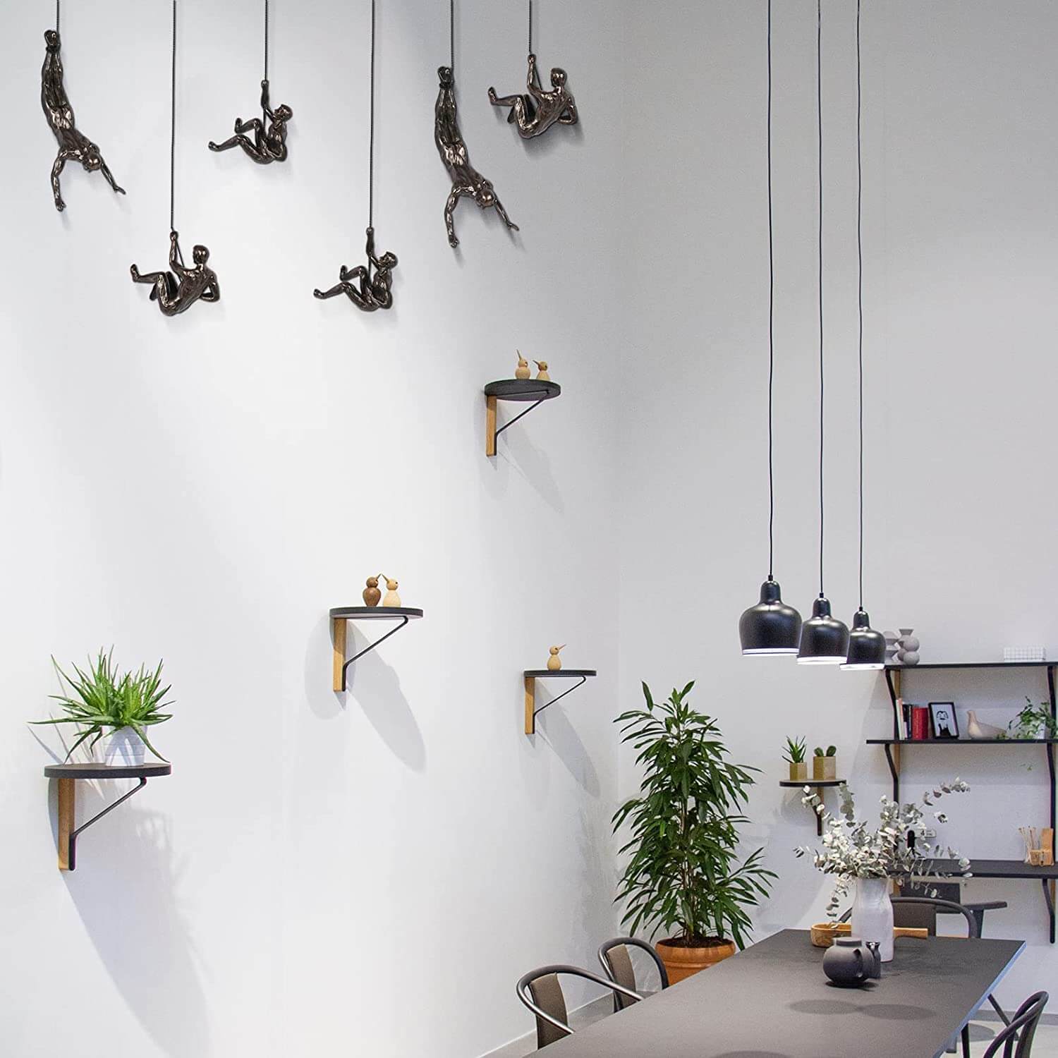 Berg Sculpture Murale | Résine et Fil d'Acier, Design Inspirant 5
