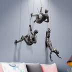 Berg Sculpture Murale | Résine et Fil d'Acier, Design Inspirant 9