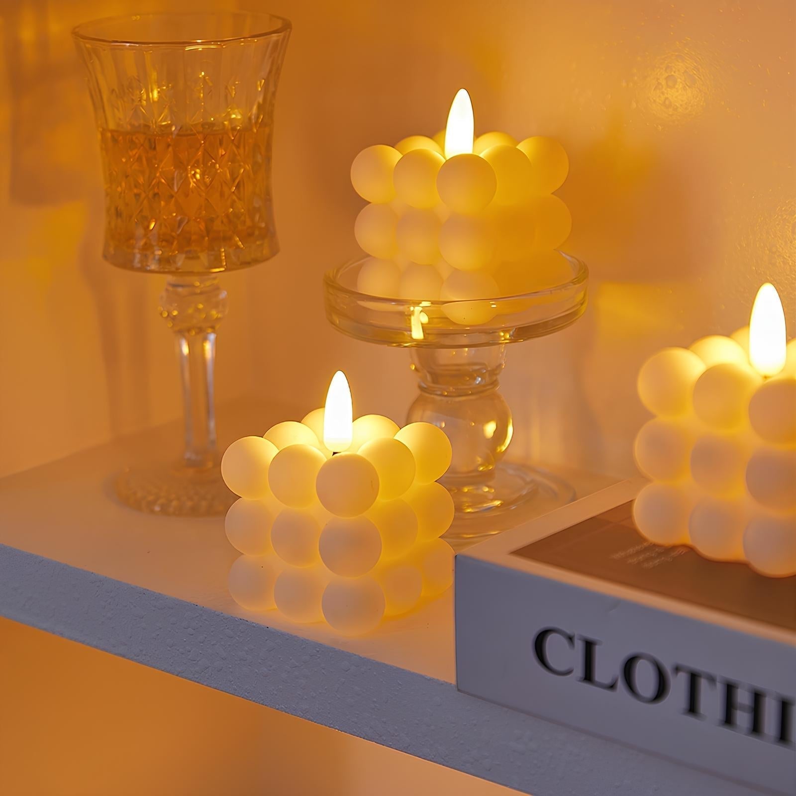 Béryl Bougies LED | Flamme Vacillante, Ambiance Chaleureuse 3