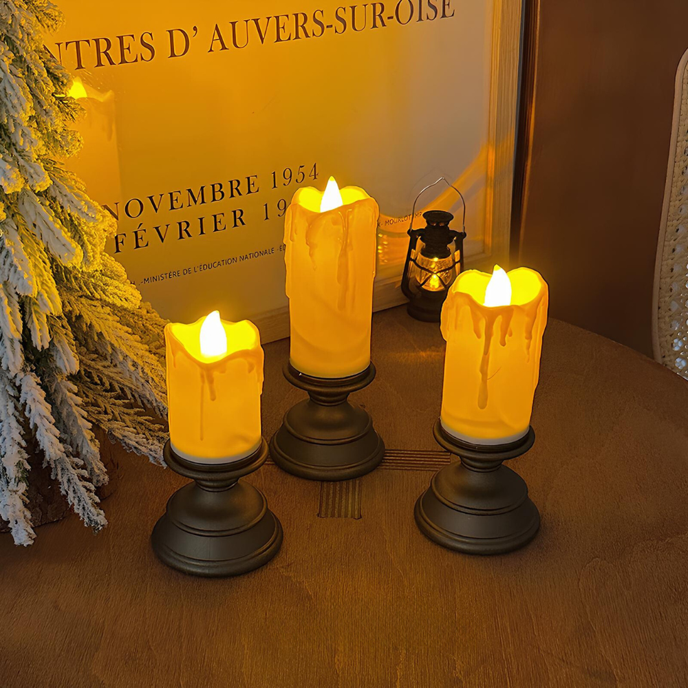 Béryl Bougies LED | Flamme Vacillante, Ambiance Chaleureuse 8