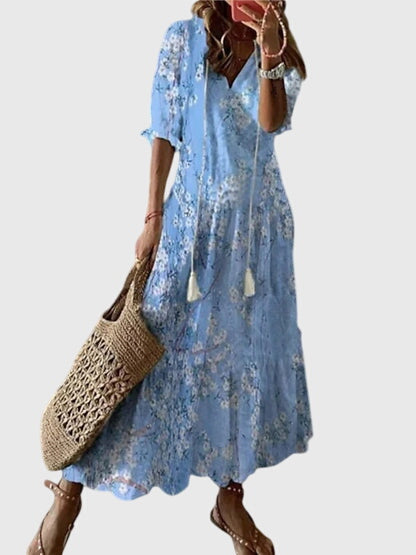 Bohemian Women's Summer Dress | Vintage Charm 4