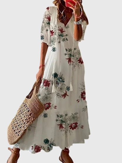 Bohemian Women's Summer Dress | Vintage Charm 5