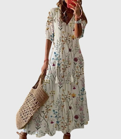 Bohemian Women's Summer Dress | Vintage Charm 6
