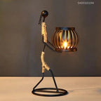 Bougeoir Élégant | Métal Vintage, Ambiance Chaleureuse 9