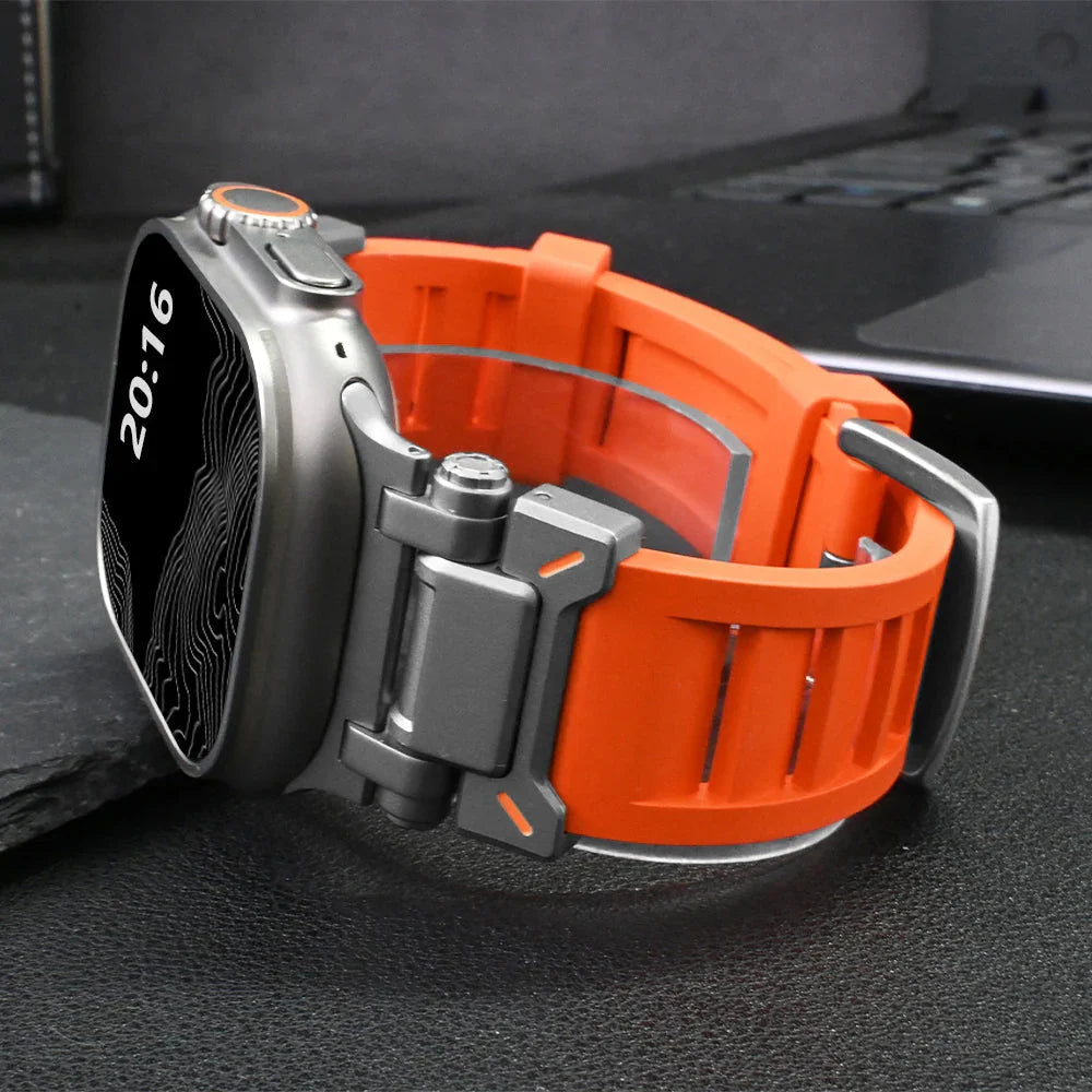 Bracelet Apple Watch Unisexe | Silicone Souple, Sportif et Élégant 10