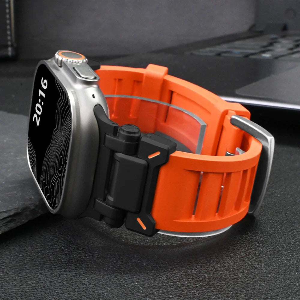 Bracelet Apple Watch Unisexe | Silicone Souple, Sportif et Élégant 11