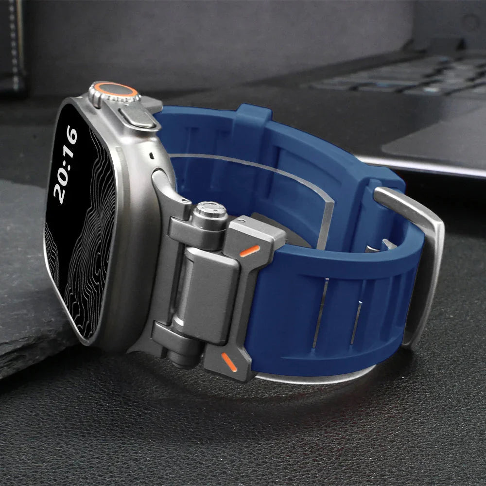 Bracelet Apple Watch Unisexe | Silicone Souple, Sportif et Élégant 3