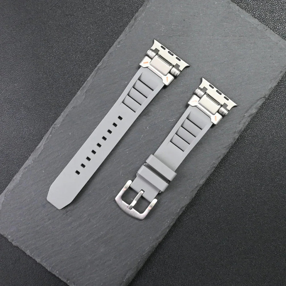 Bracelet Apple Watch Unisexe | Silicone Souple, Sportif et Élégant 7