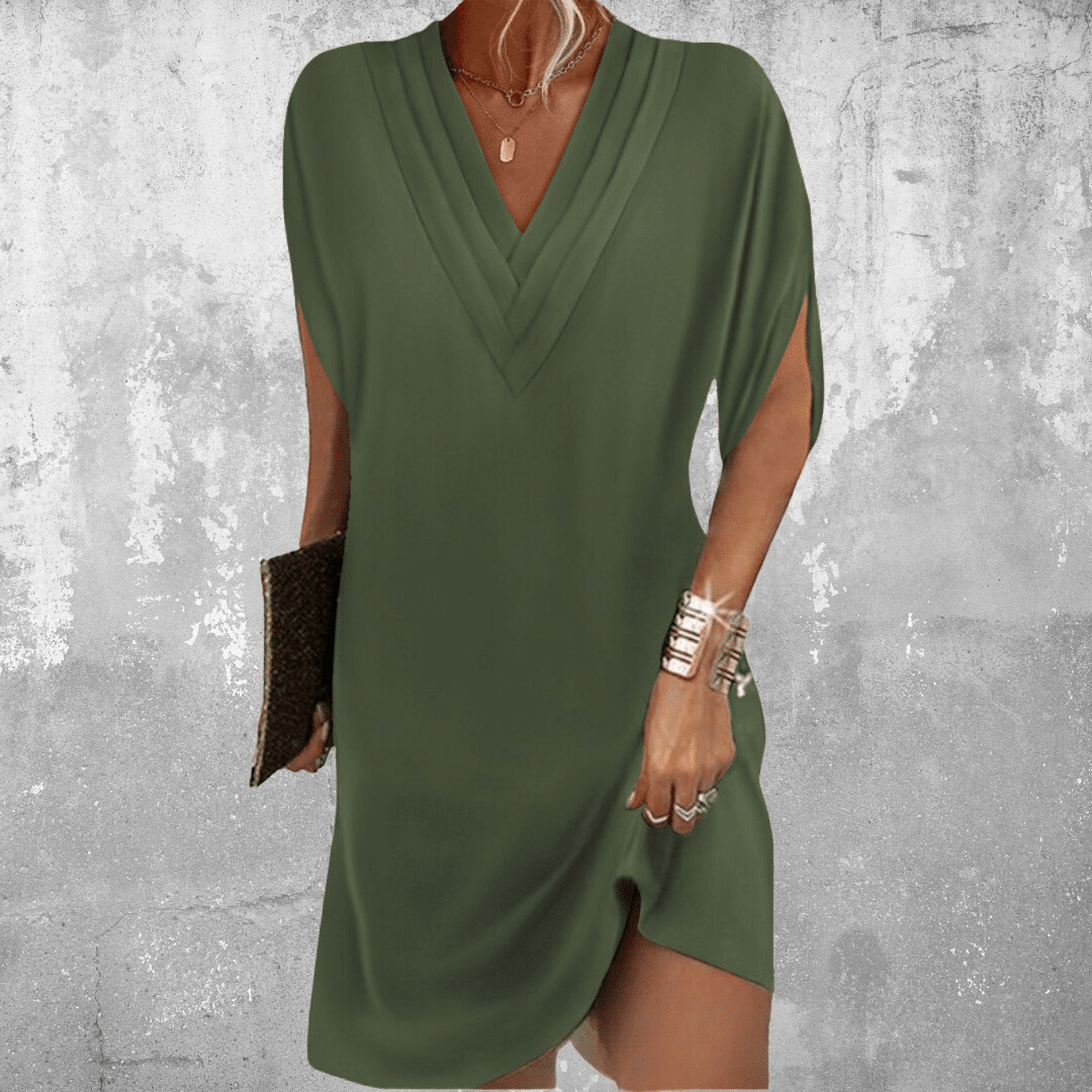 Brooke Women's Dress | Flattering Tummy Covering Design, Lightweight Fabric 0