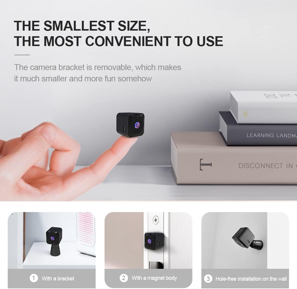 Caméra de Surveillance Sans Fil | WiFi 4K, Compacte, Vision Nocturne 1