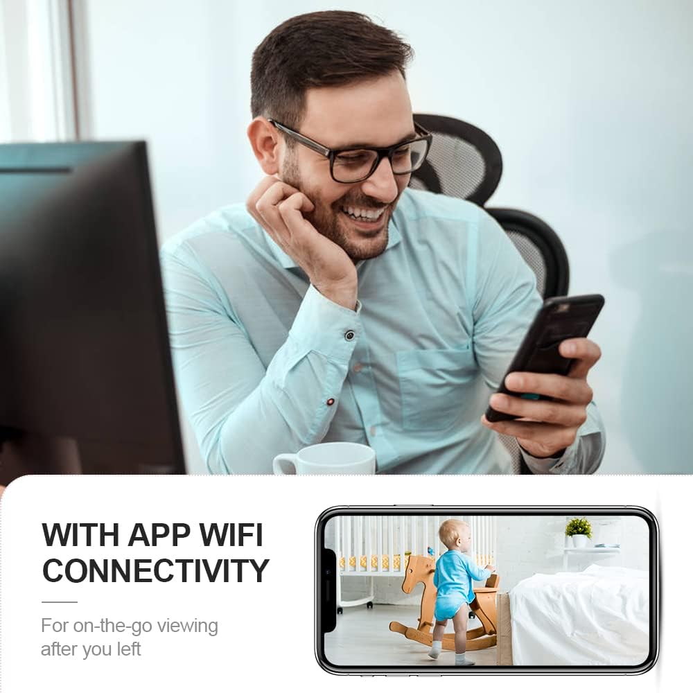 Caméra de Surveillance Sans Fil | WiFi 4K, Compacte, Vision Nocturne 2