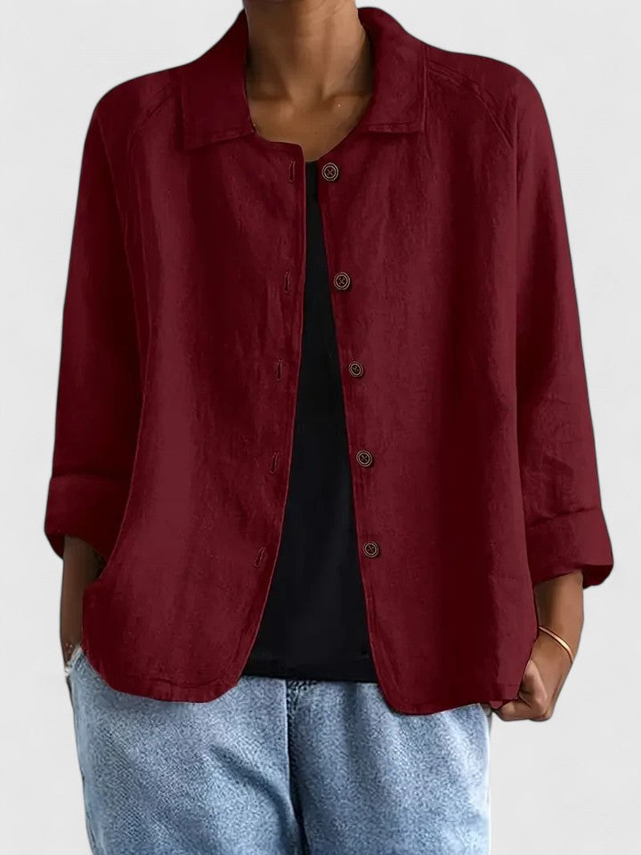 Chic Women's Blouse | Comfortable Loose Fit, Versatile Going Out Top 12