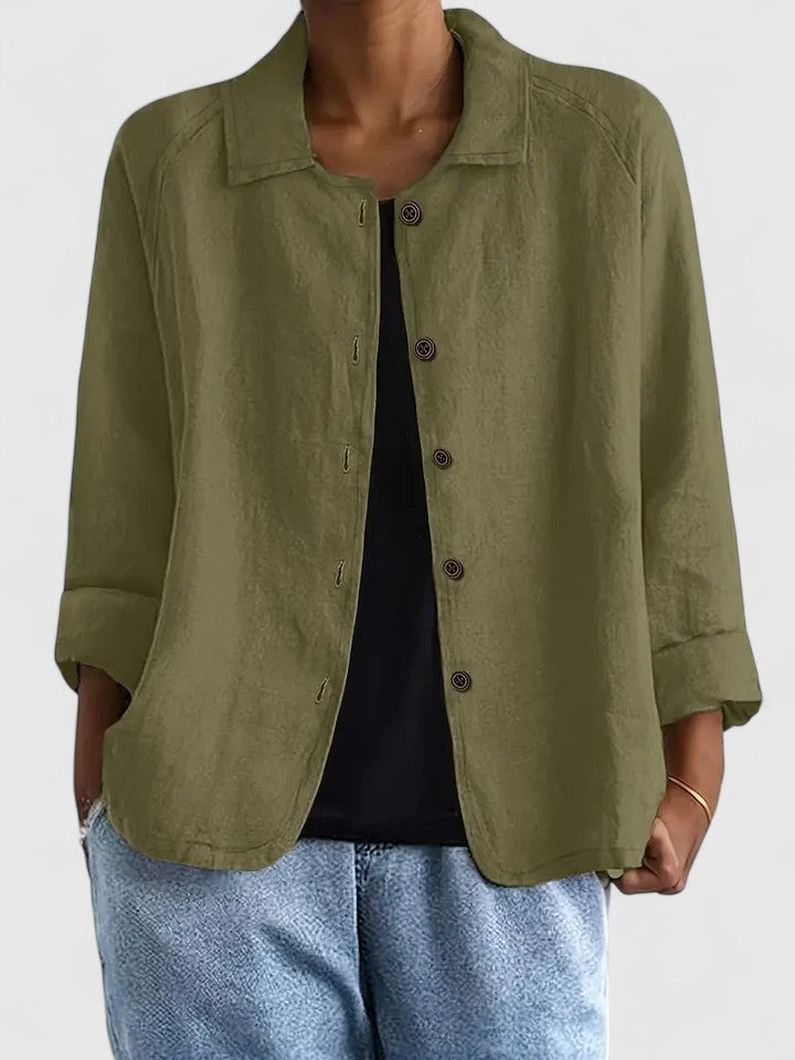 Chic Women's Blouse | Comfortable Loose Fit, Versatile Going Out Top 7