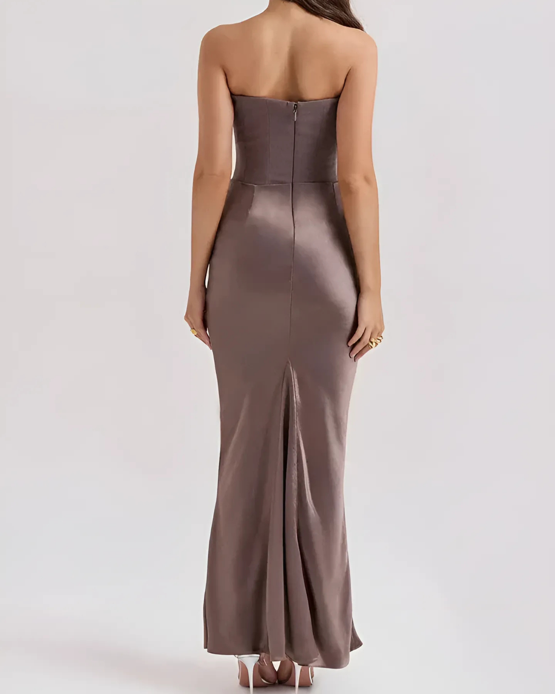 Claire Women's Maxi Dress | Draped Design for Formal Events 1