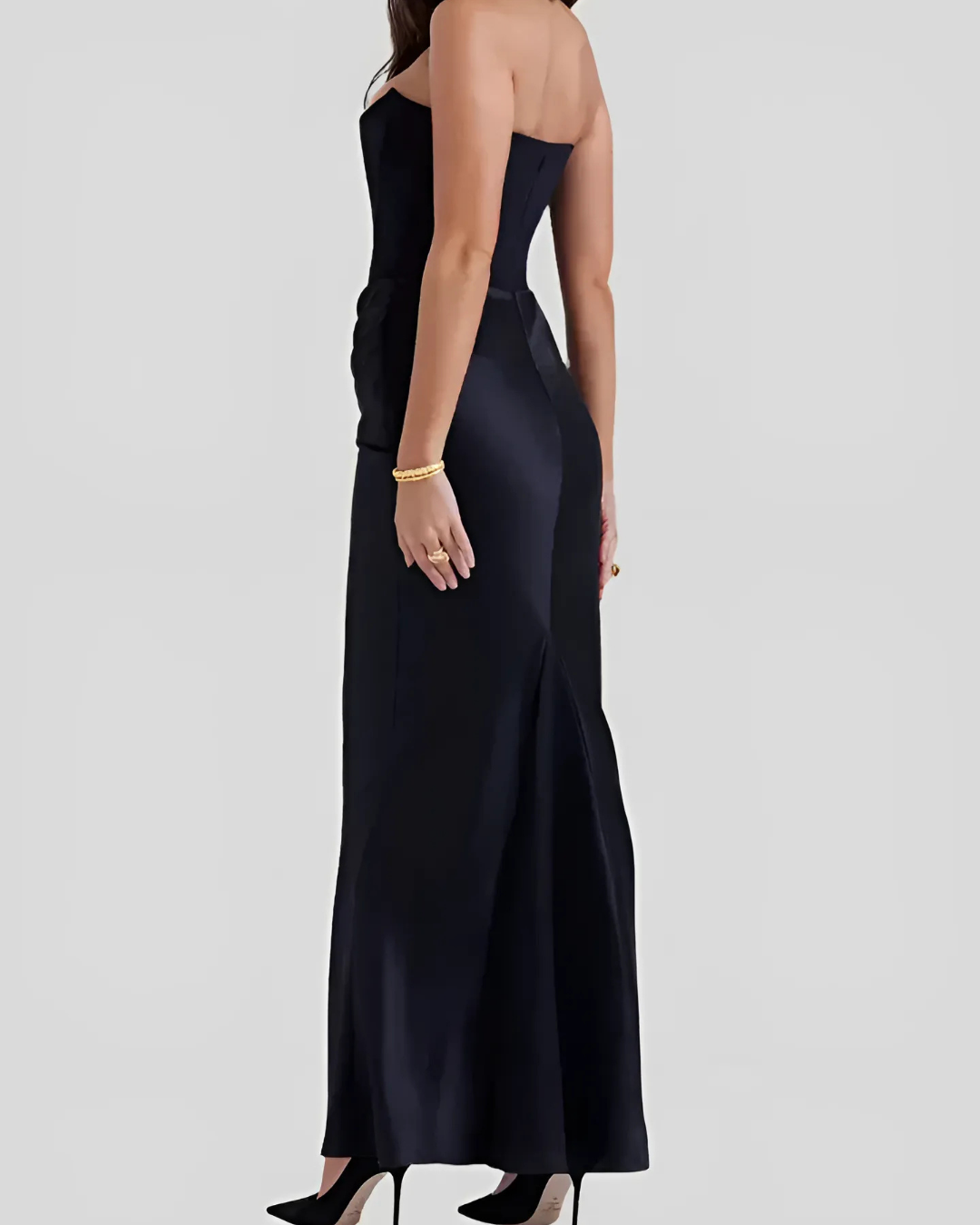 Claire Women's Maxi Dress | Draped Design for Formal Events 3