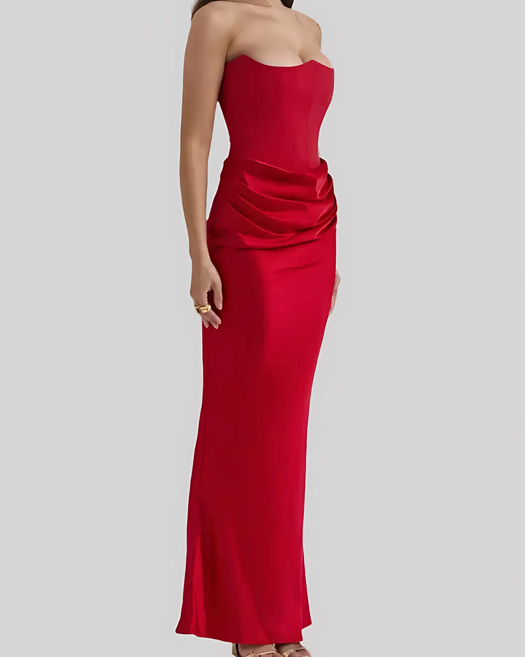 Claire Women's Maxi Dress | Draped Design for Formal Events 5
