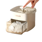 Compact Manual Ice Cube Maker with Drawer 0