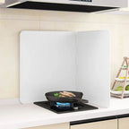 Cuisinier Écran de Protection Pliable | Acier Inoxydable Résistant à la Chaleur 1