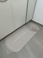 Dalia Tapis Absorbant Antidérapant | Microfibre, Design Rayé pour Cuisine et Salle de Bain 6