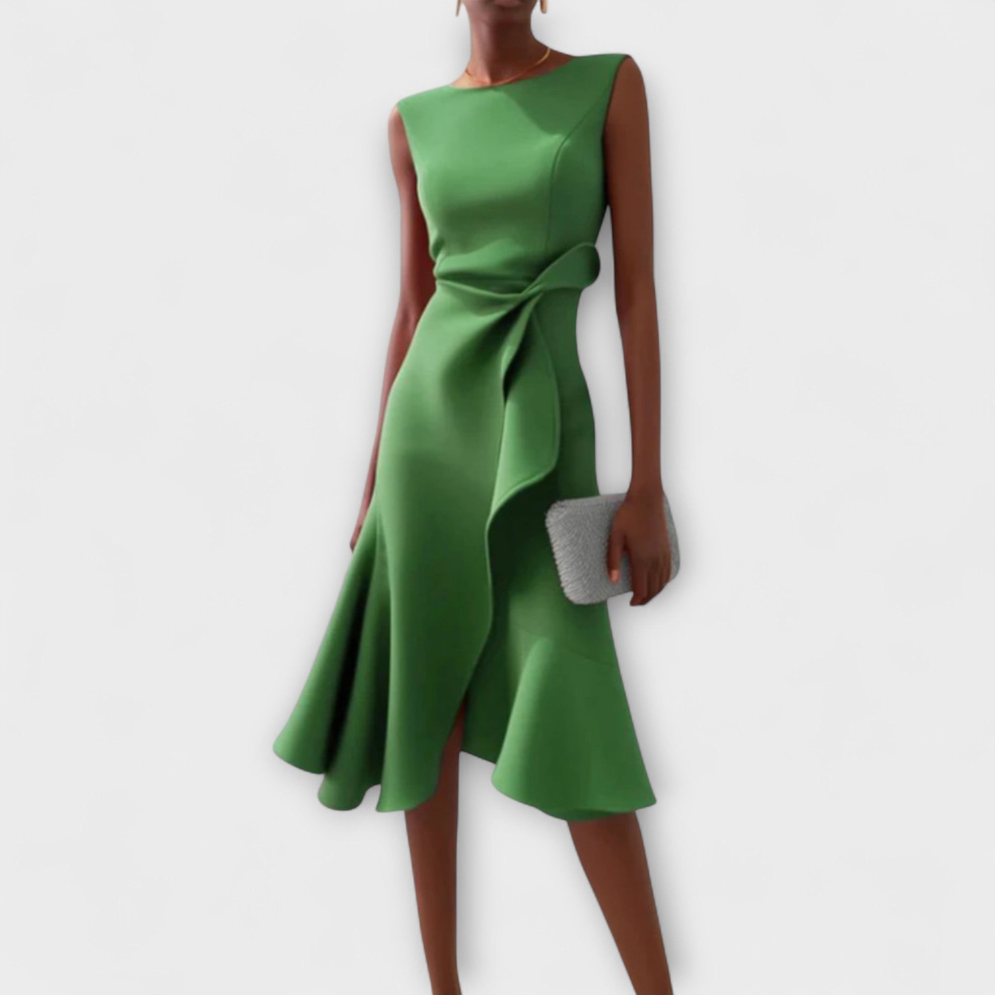 Dazzling Women's Midi Dress | Elegant Asymmetric Design 6
