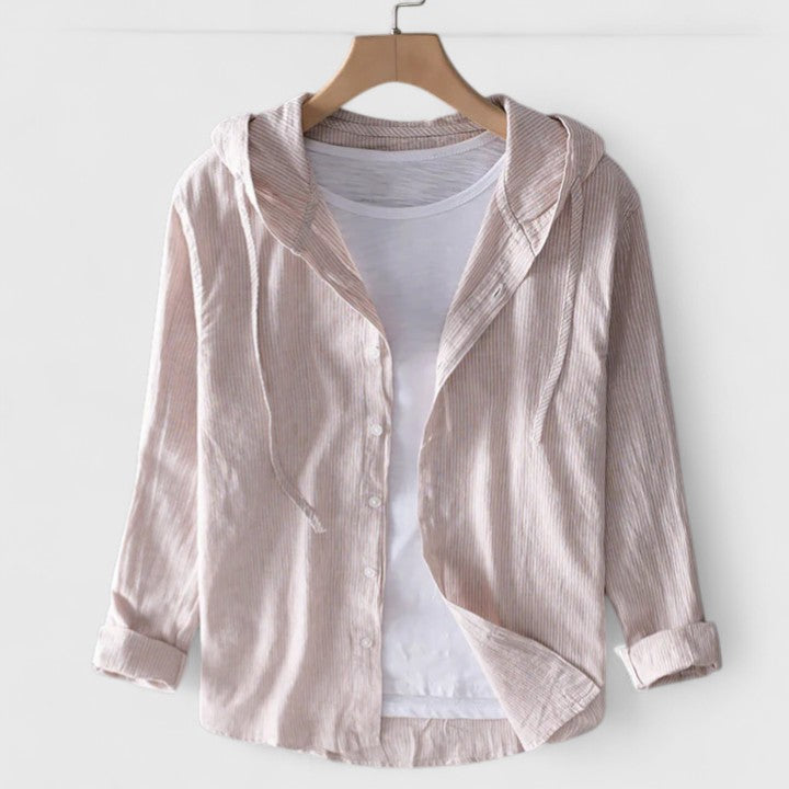 Demi Women's Blouse | Chic Hooded Design, Relaxed Fit 4