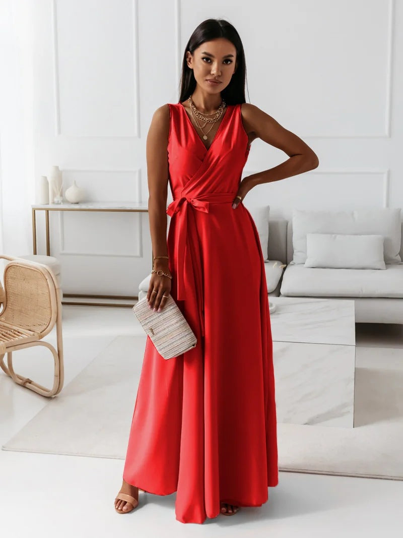 Elegant Floral Maxi Dress for Women | Flowing Wrap Style 3