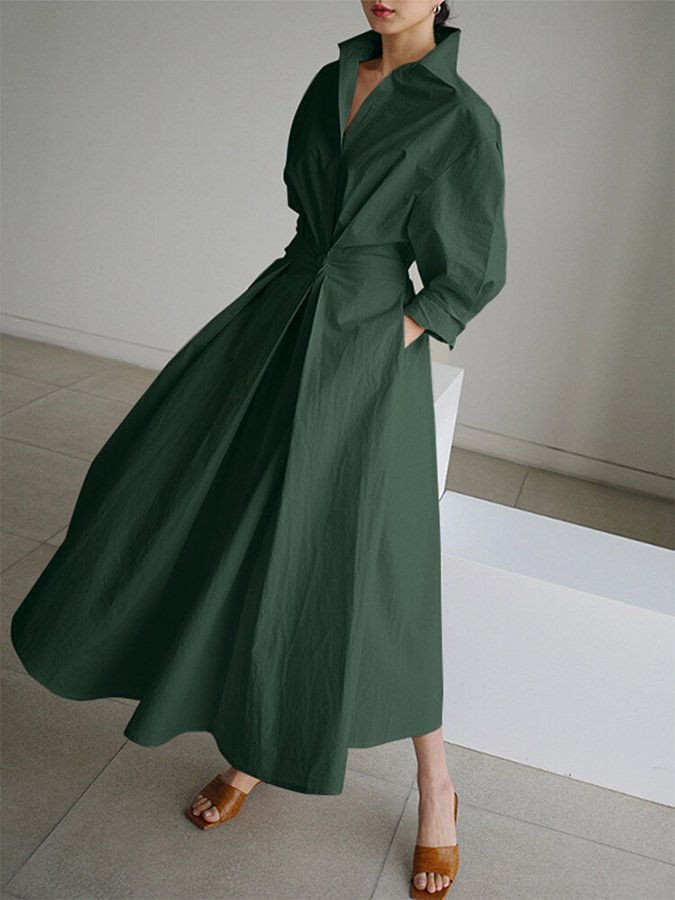 Elegant Long Dress | Soft, Airy Fabric 7