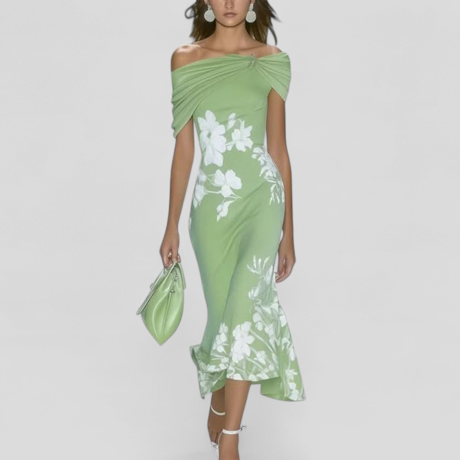Elegant Midi Dress | Unique Print, Comfortable Fit 0