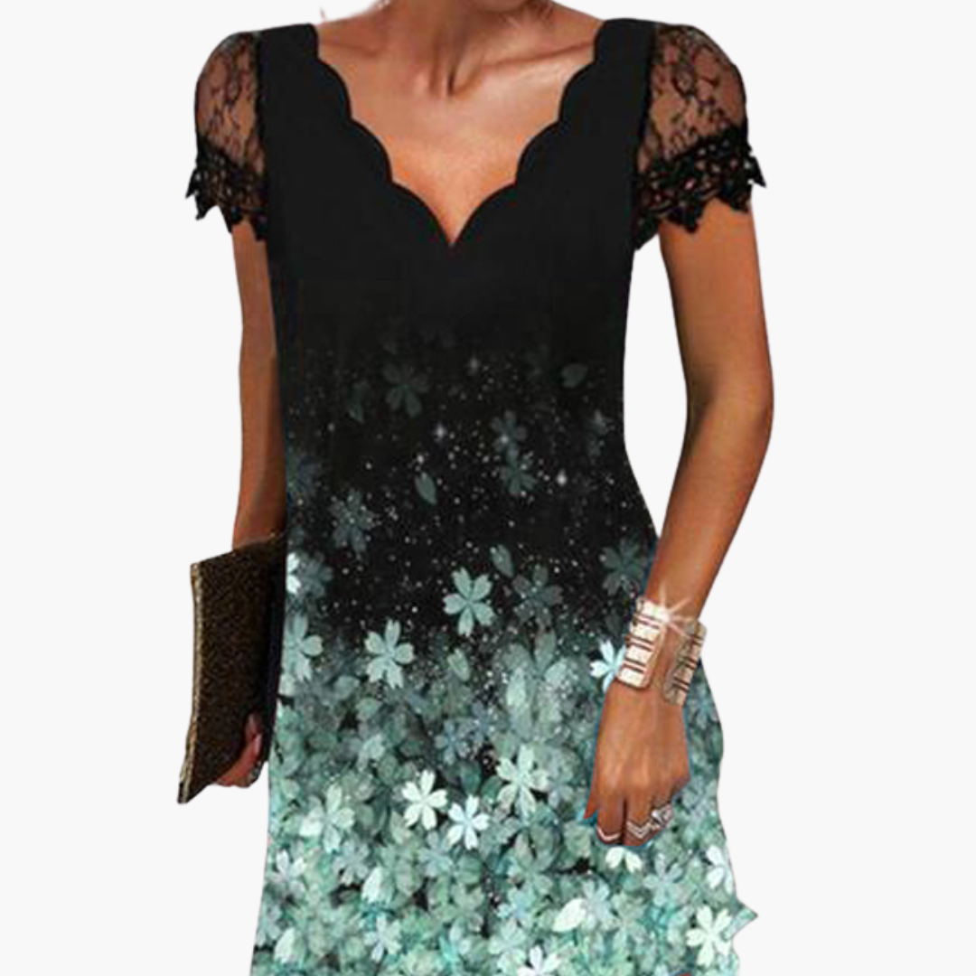 Elegant Women's Dress | Structured Neckline, Sleeveless Plus Size Option 2