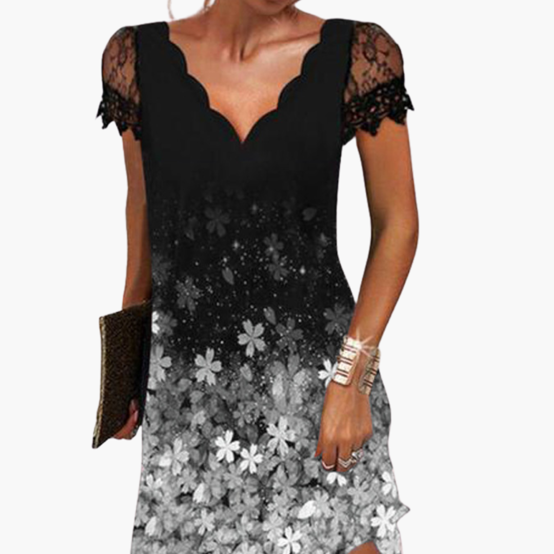 Elegant Women's Dress | Structured Neckline, Sleeveless Plus Size Option 3