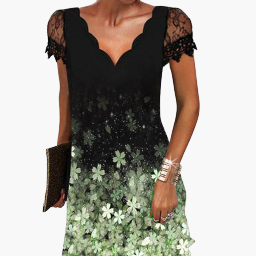 Elegant Women's Dress | Structured Neckline, Sleeveless Plus Size Option 4