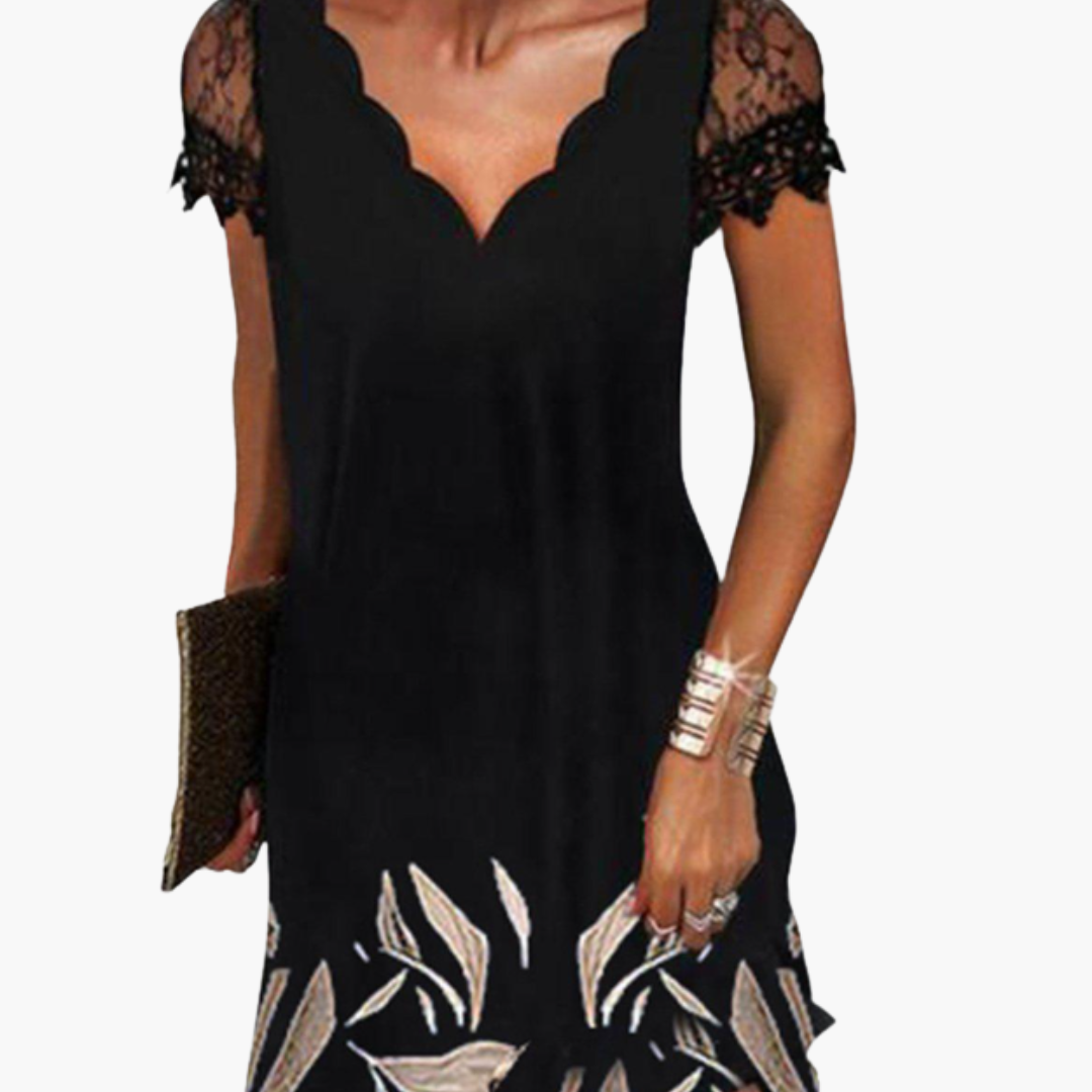 Elegant Women's Dress | Structured Neckline, Sleeveless Plus Size Option 8