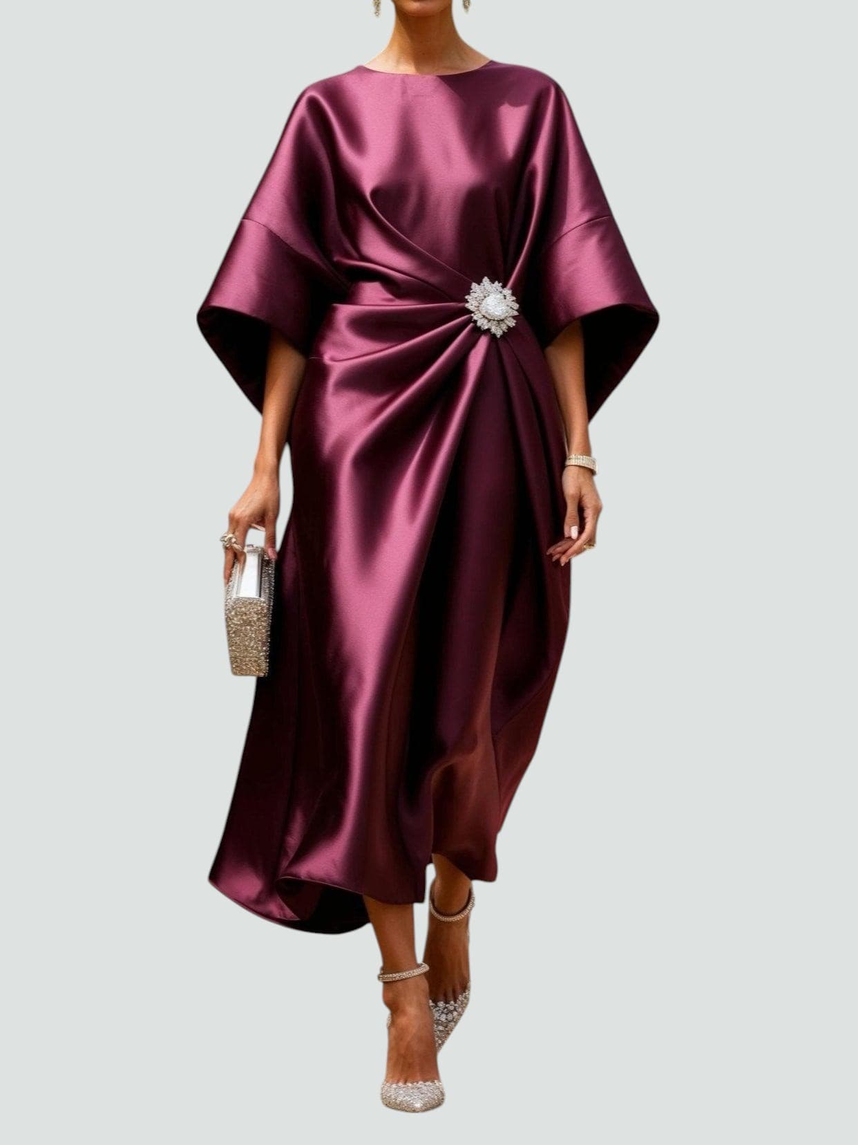 Elegant Women's Dress | Timeless Long Cut 1