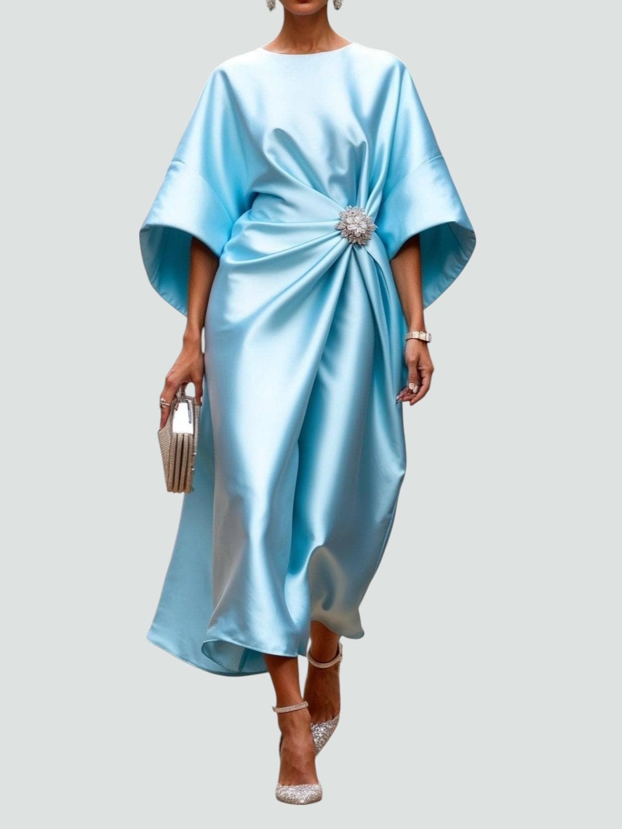 Elegant Women's Dress | Timeless Long Cut 2
