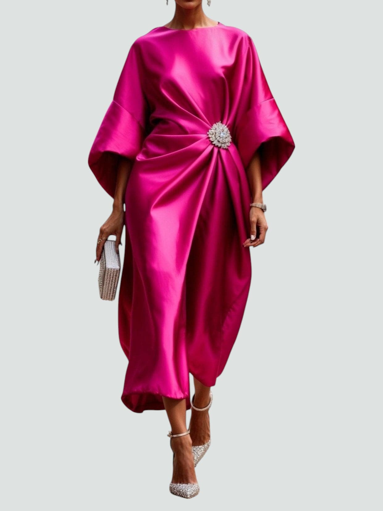Elegant Women's Dress | Timeless Long Cut 3