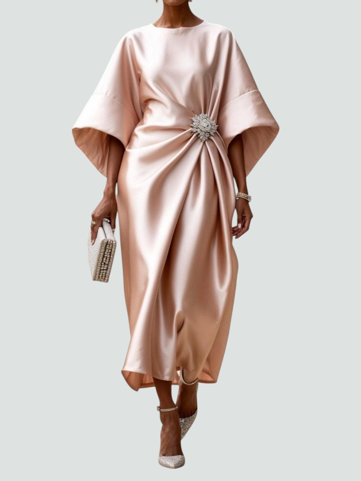 Elegant Women's Dress | Timeless Long Cut 4