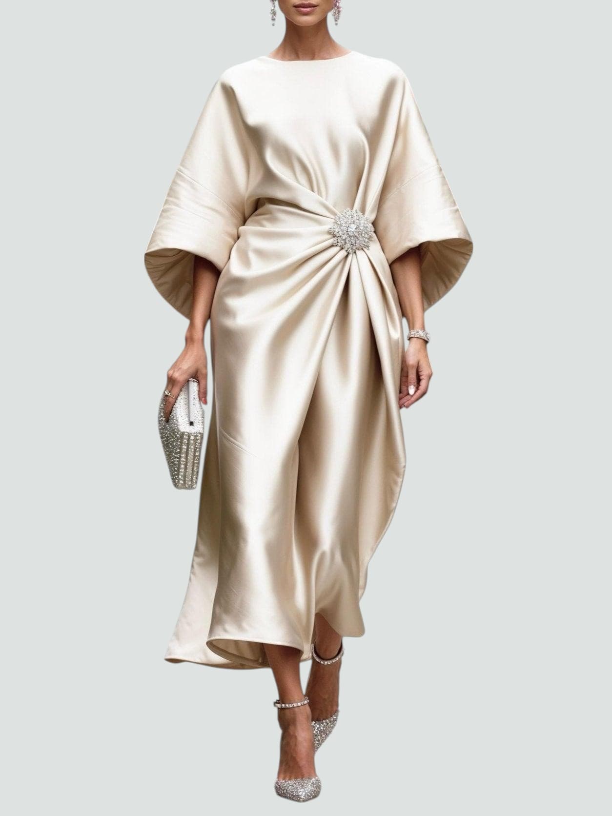 Elegant Women's Dress | Timeless Long Cut 5