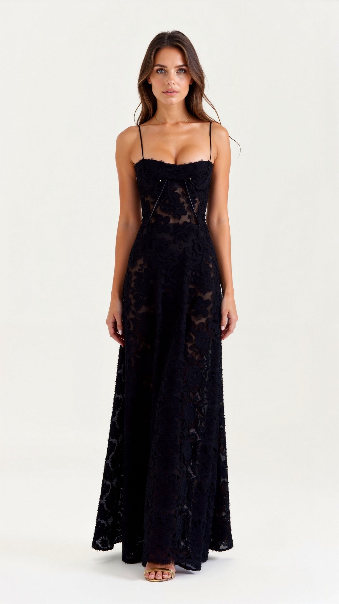 Elegant Women's Maxi Dress | Bustier Style for Formal Occasions 0