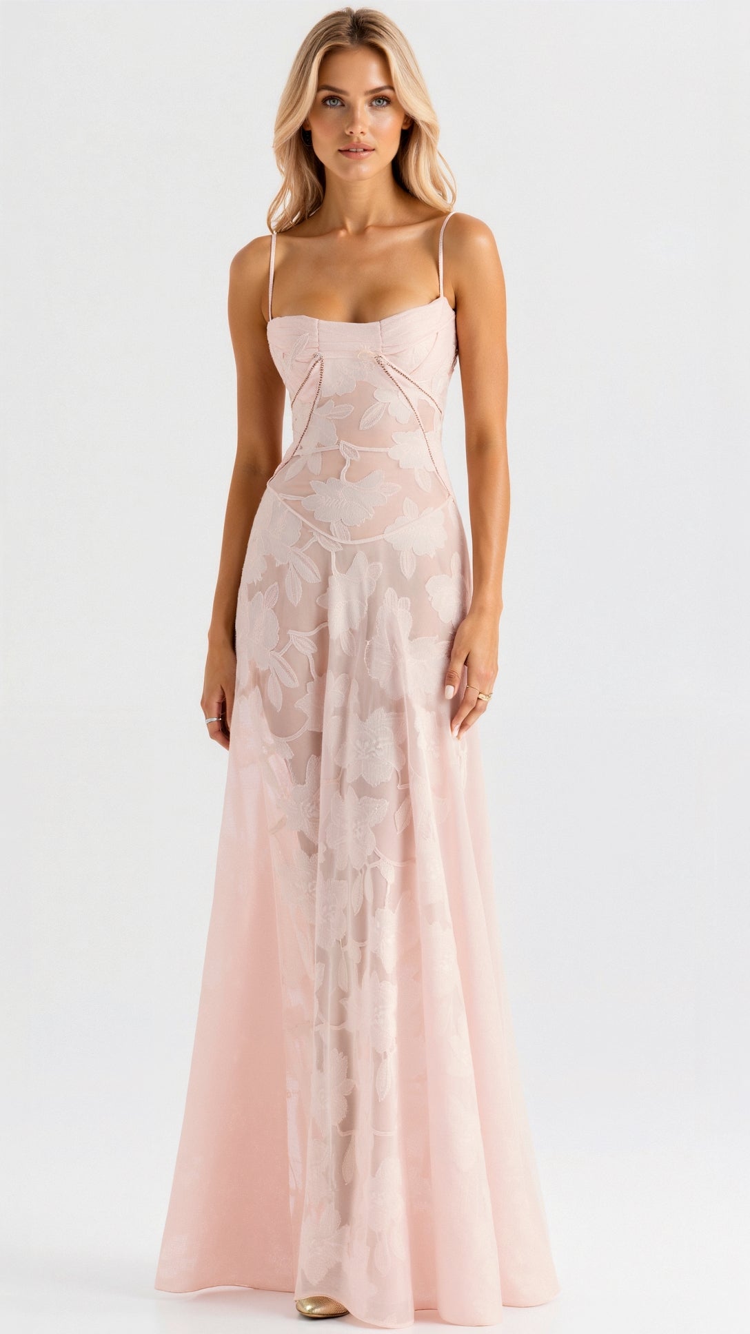 Elegant Women's Maxi Dress | Bustier Style for Formal Occasions 1