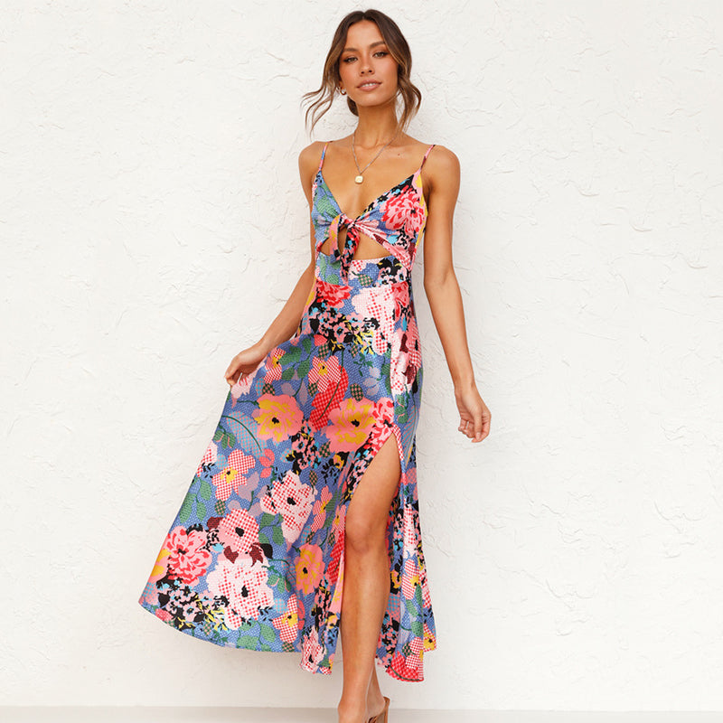 Elegant Women's Maxi Dress | Floral Print for Summer Weddings 3